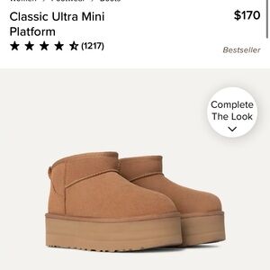 UGG Tan Ankle Boots